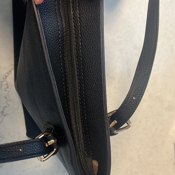 NWT La Terre Vegan Leather Black Purse with Shoulder Strap - Picture 7 of 7